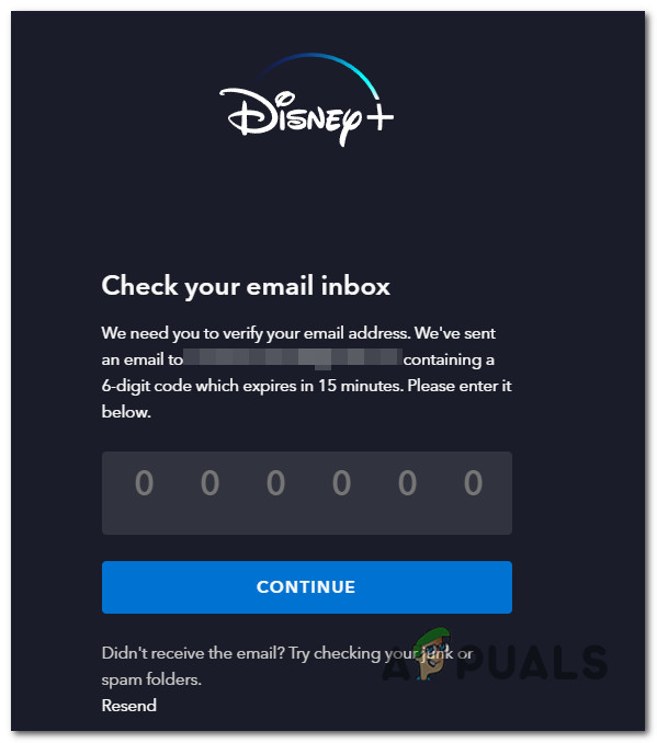 Recover the password