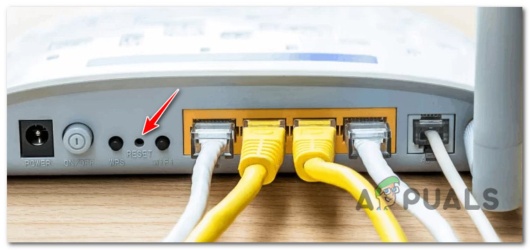 Resetting the router