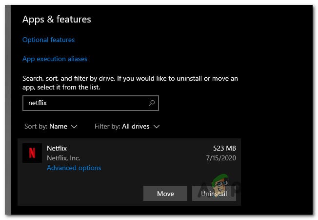 Error Code u7121 3202 in Netflix
