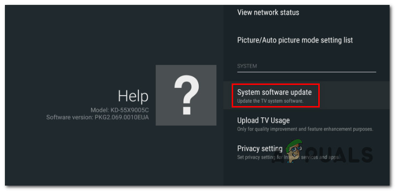 Update TV to latest version