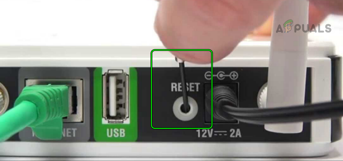 Press the Reset Button on the Router
