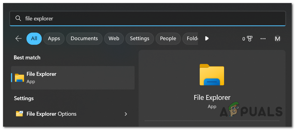Opening the File Explorer