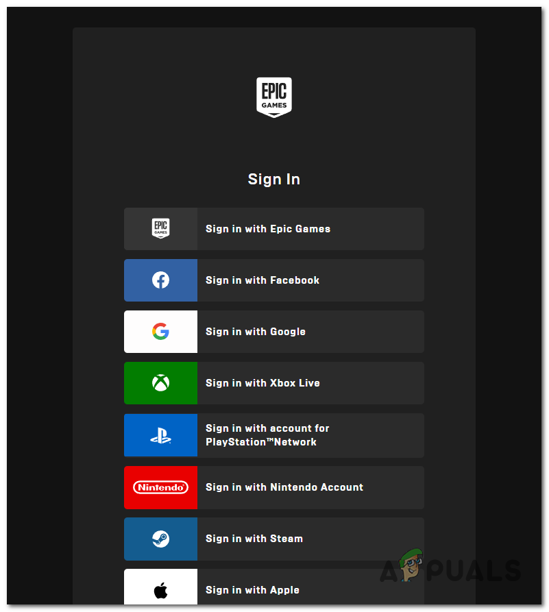 Signing in to your account