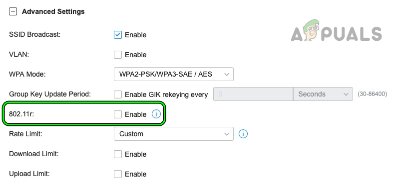 Disable Fast Roaming on a TP-Link Router
