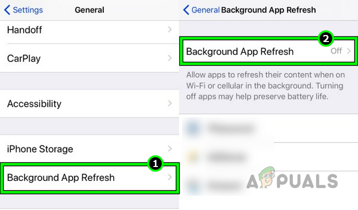 Disable Background App Refresh in the iPad's General Settings