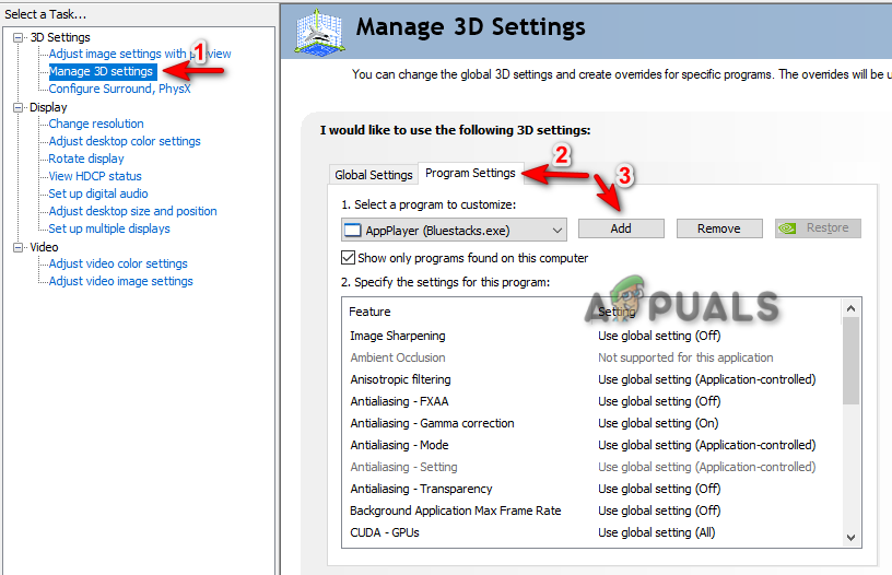 Adding Callisto Protocol to the Program Settings
