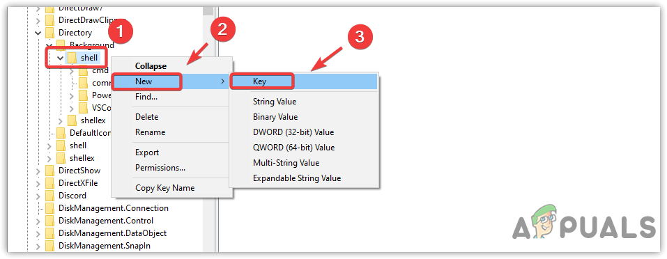 Making a registry key