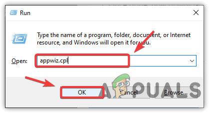 Navigating to Uninstall Programs Window