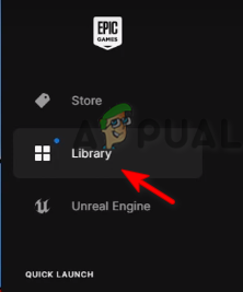 Opening Epic Games Library