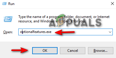 Opening Windows Features 