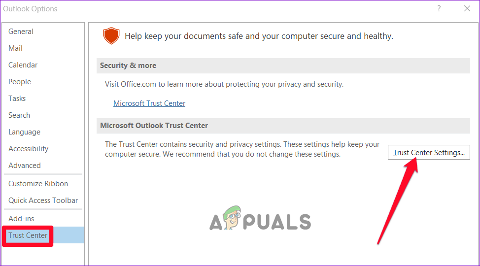 can’t open attachments in Microsoft outlook