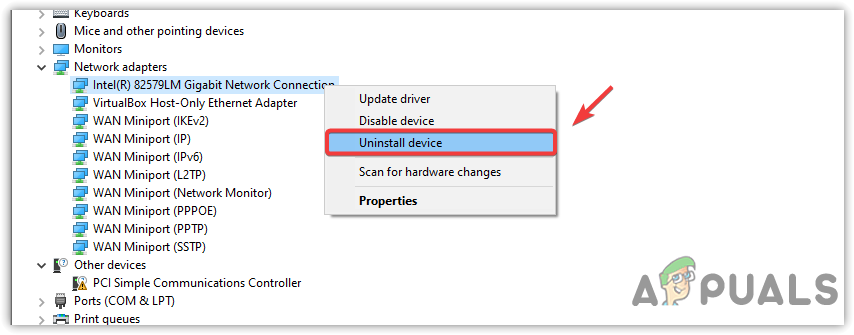 Uninstalling a corrupted driver