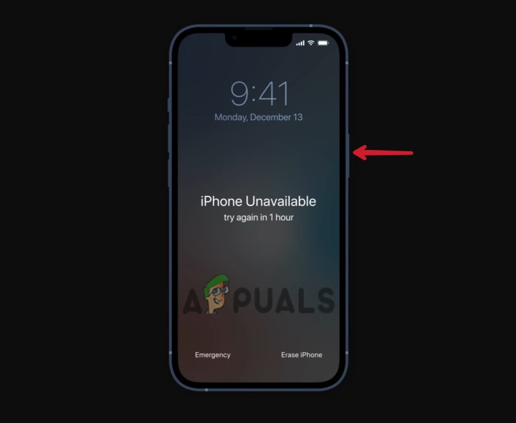 Press and hold the power button.