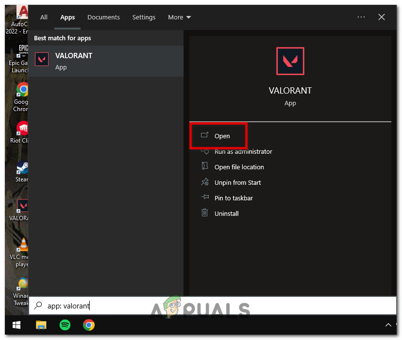 launch one of the Riot games