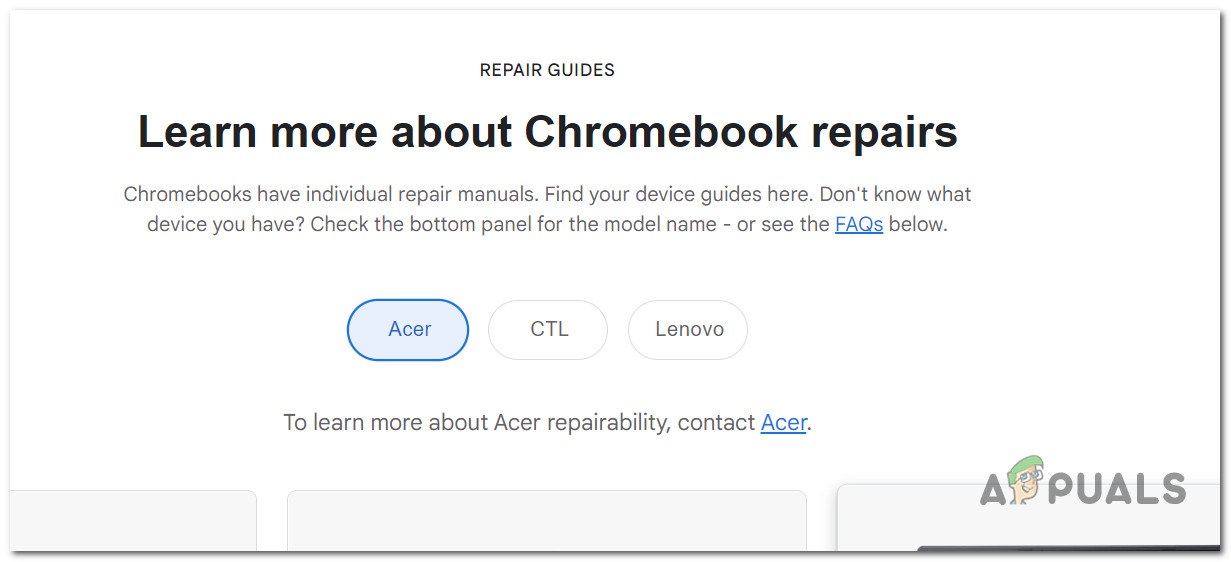Repair Google Chromebook