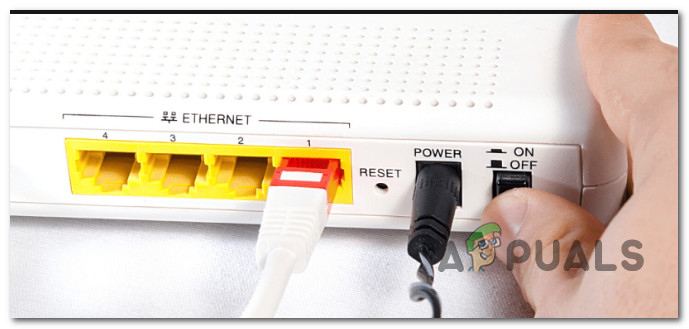 Restart router