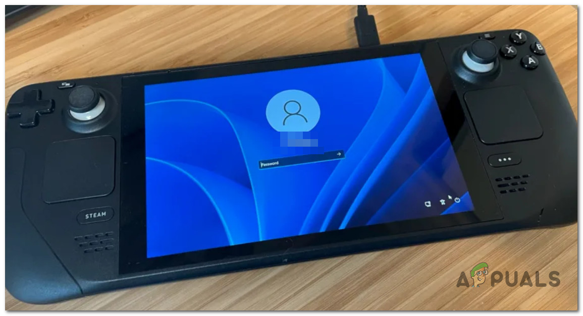 Logging into Windows from Steam Deck