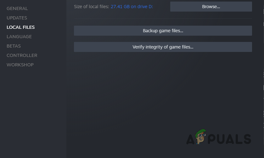 Switching to Local Files Tab