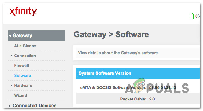 Updating the router firmware
