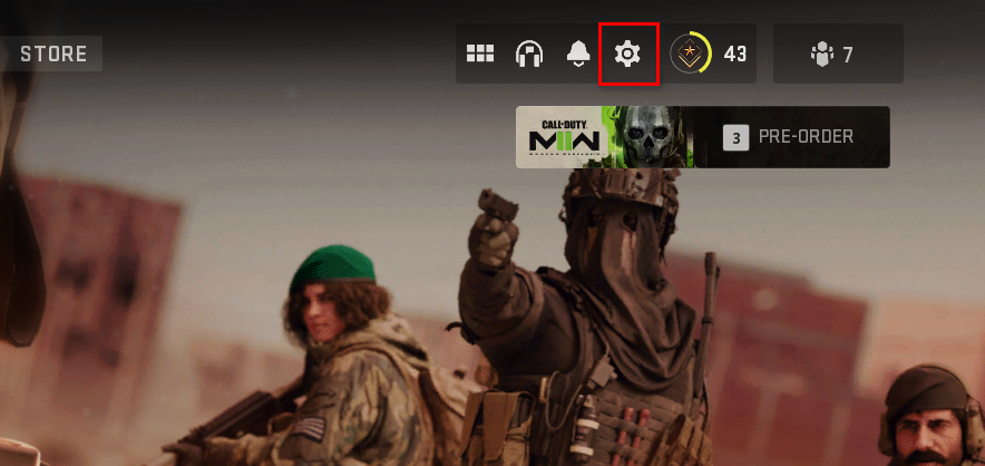 Opening the Settings Menu
