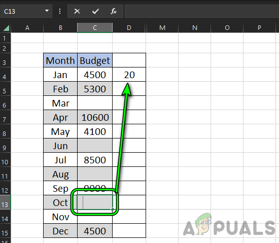 Space in Cell C13 Making the Count of Non-Blank Cells Wrong