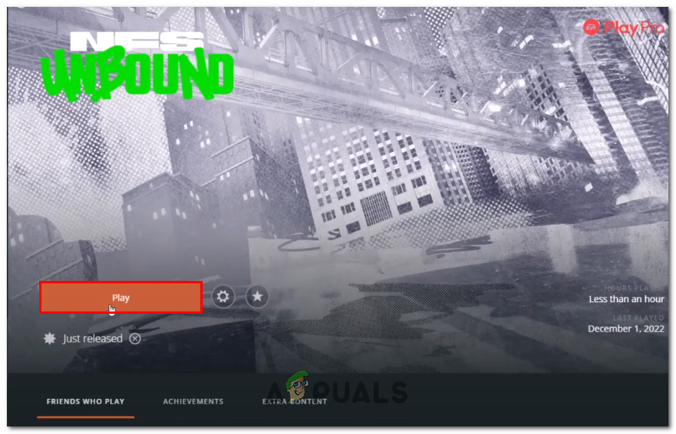 Launching NFS unbound via origin game launcher