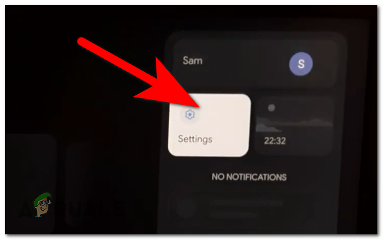 Opening the Settings 