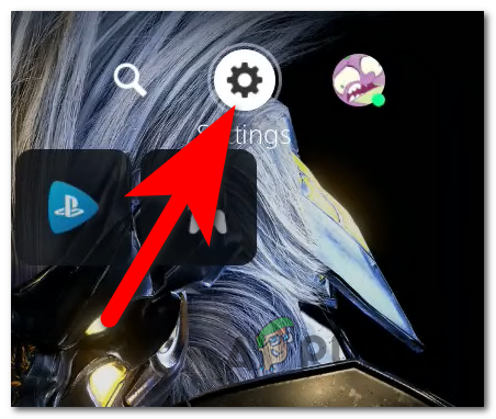 Opening the PS5 Settings