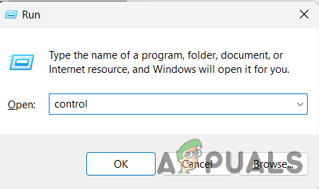 Opening the Control Panel