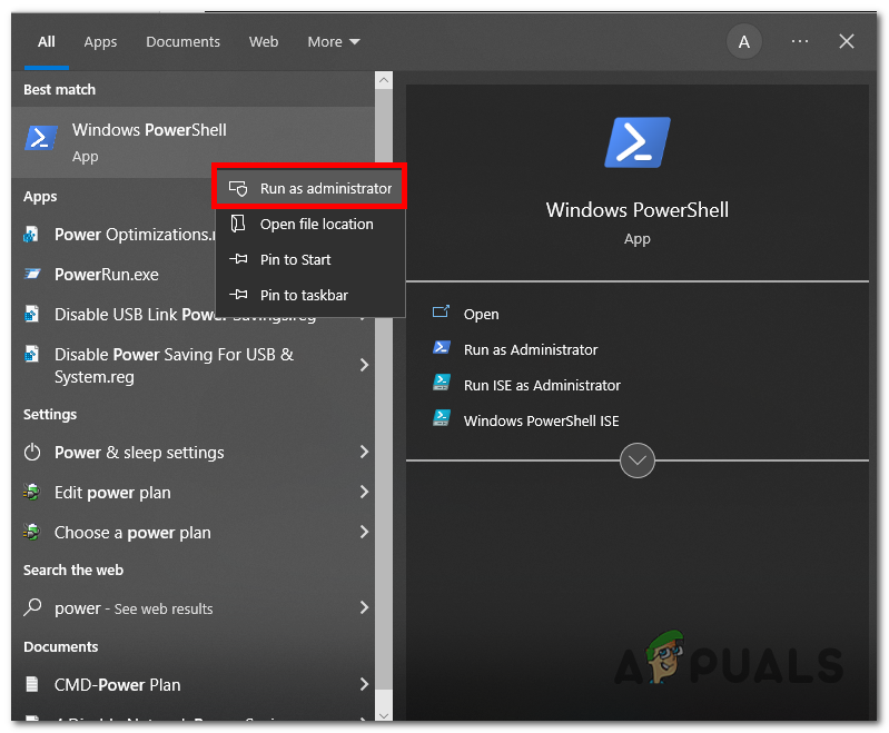 running powershell as an administrator