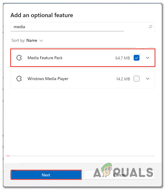 Downloading and installing the media feature pack 