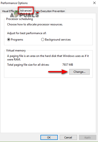 Changing Virtual Memory