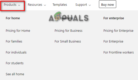 Choosing an application to purchase