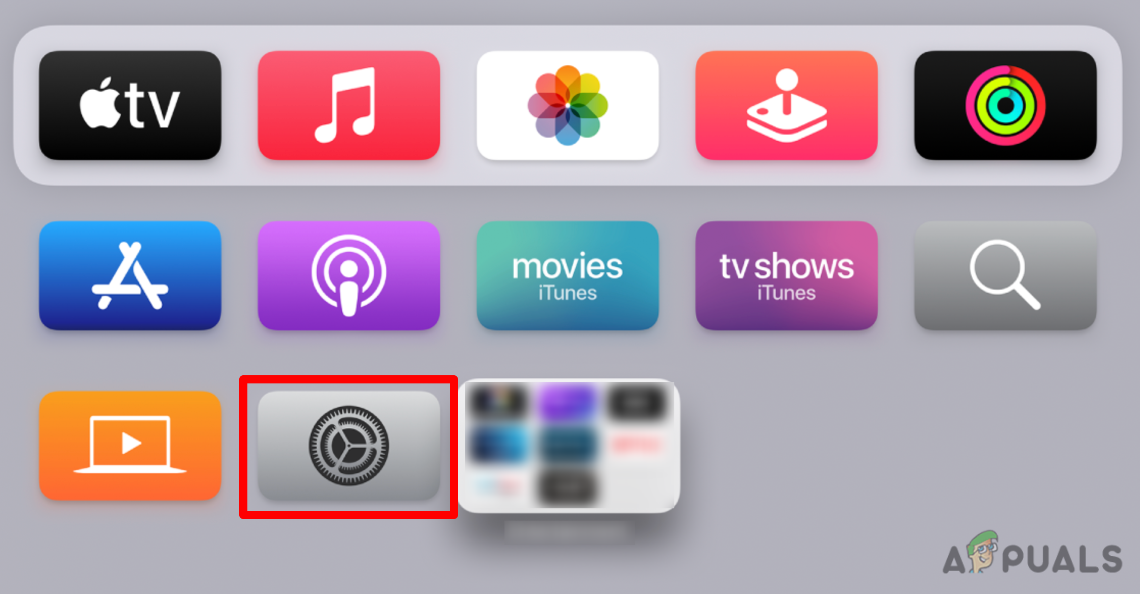 Access the Settings menu