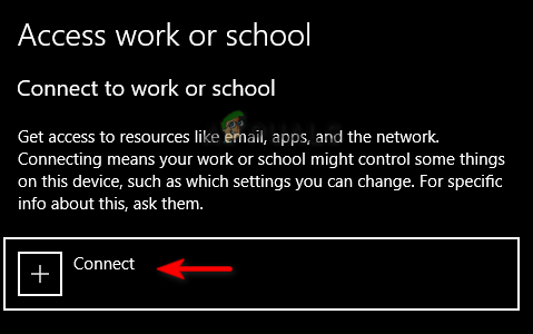Connecting Organization Email 