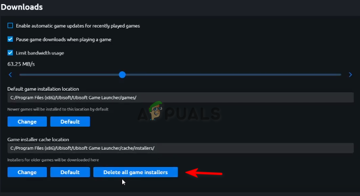 Deleting all game installers