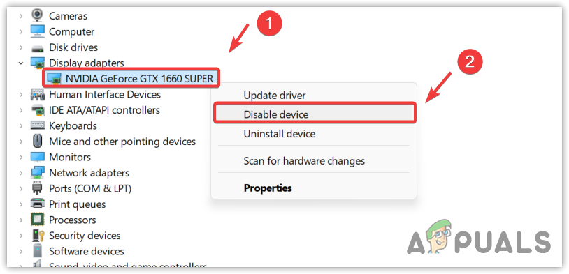 Disabling GPU driver