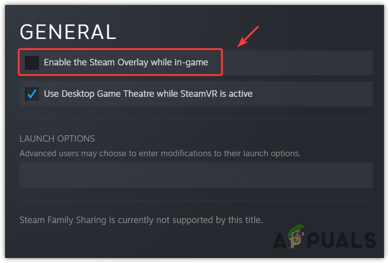 Disabling Steam overlay