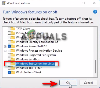 Removing Windows Subsystem for Linux