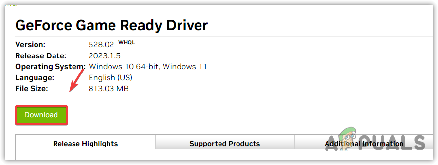 Downloading the latest graphics driver