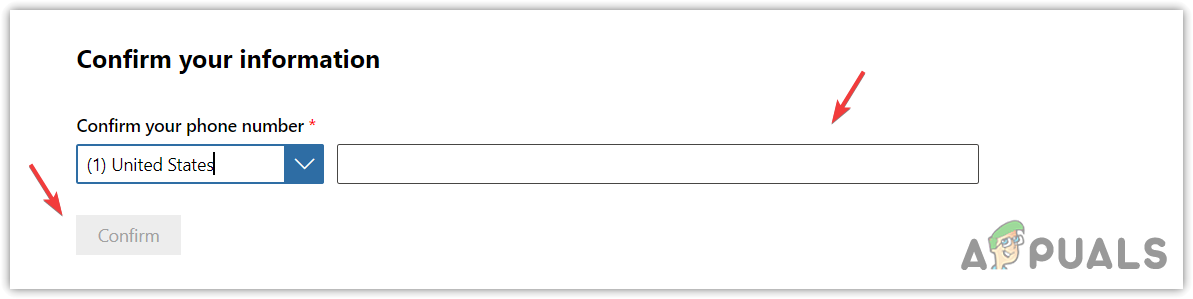 Giving phone number to Microsoft support