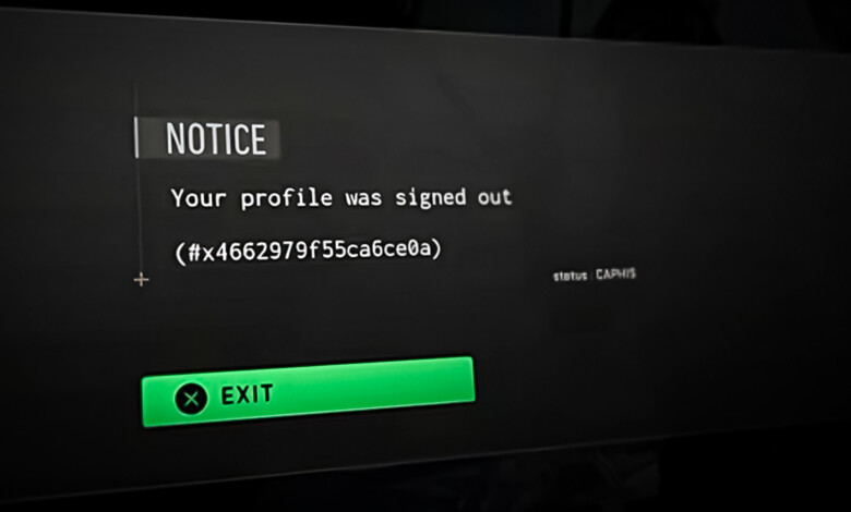 Your Profile Was Signed Out Error in COD Warzone 2