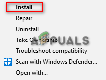 Installing the Setup