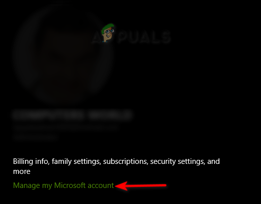 Managing Microsoft Account