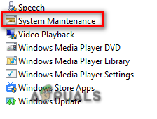 Opening System Maintenance