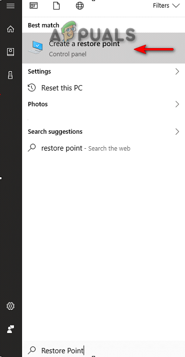 Opening System Restore