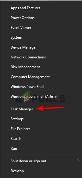 Opening the Task Manager
