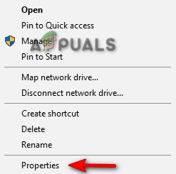 Opening This PC properties