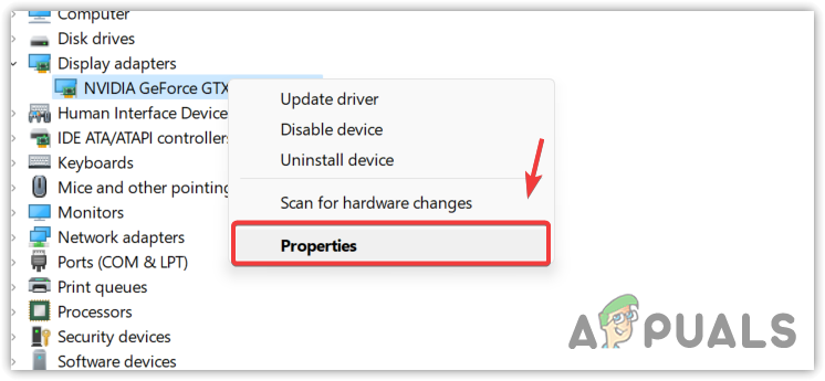 Opening driver properties