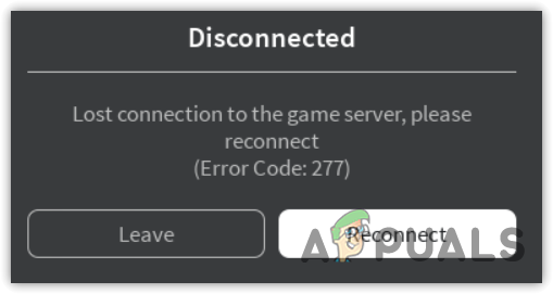 Roblox Error Code 277